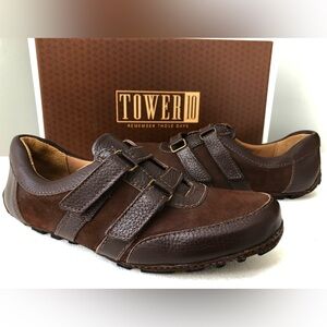 NEW IN BOX Tower 10 Smash Brown Leather Shoes Size 7.5